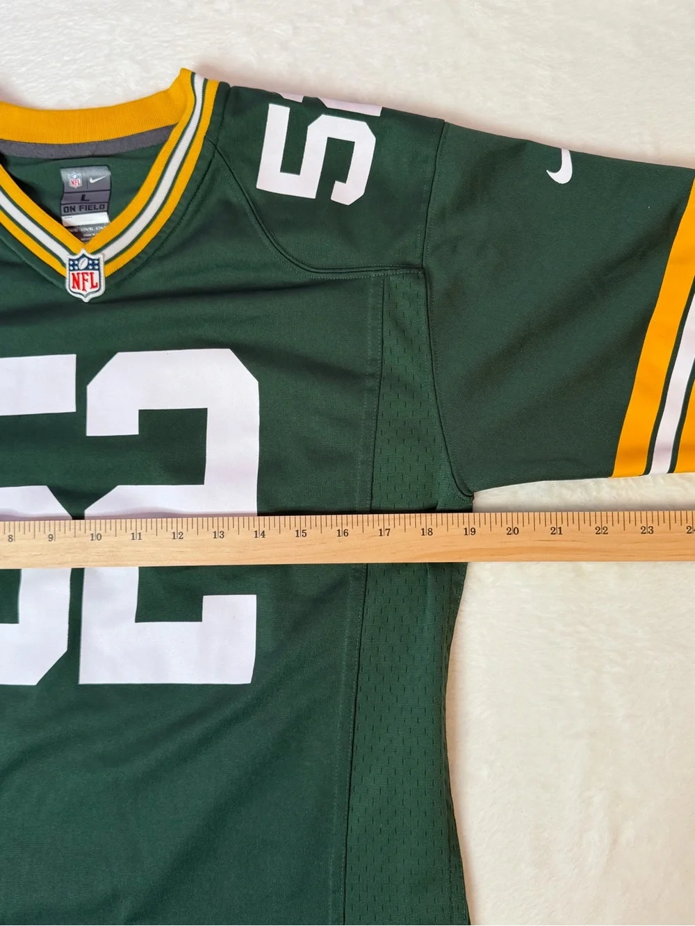 Nike Green Bay Packers Clay‎ Matthews #52 NFL Jersey Youth Large Green